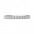 FlyerFit® Platinum Micropave Bead Set Wedding Band