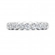 FlyerFit® Platinum Eternity Wedding Band