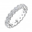 FlyerFit® Platinum Eternity Wedding Band