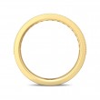 FlyerFit® 18K Yellow Gold Micropave Bead Set Wedding Band