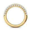 FlyerFit® 14K Yellow Gold Micropave Wedding Band