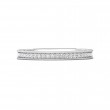 FlyerFit® Platinum Micropave Bead Set Wedding Band