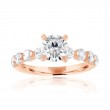 Round Diamond Imagine Set Engagement Ring