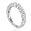 Round Diamond Split Prong Band