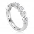 Round Diamond Bezel Set Band