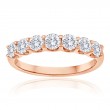 Round Diamond U-Prong Band