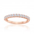 13 Stone Round Diamond Trellis Band