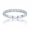 16 Stone Round Diamond Shared Prong Anniversary Band