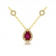 Ruby & Diamond Necklace