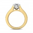 FlyerFit® 14K Yellow and 14K White Gold Encore Engagement Ring