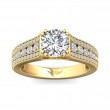 FlyerFit® 14K Yellow Gold Encore Engagement Ring