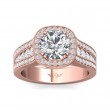 FlyerFit® 18K Pink Gold Encore Engagement Ring