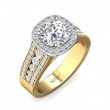 FlyerFit® 14K Yellow and 14K White Gold Encore Engagement Ring