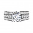 FlyerFit® 18K White Gold Encore Engagement Ring