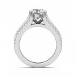 FlyerFit® 18K White Gold Encore Engagement Ring