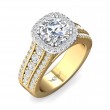 FlyerFit® 14K Yellow and 14K White Gold Encore Engagement Ring