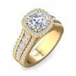 FlyerFit® 18K Yellow Gold Encore Engagement Ring