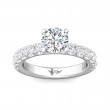 FlyerFit® Platinum Encore Engagement Ring