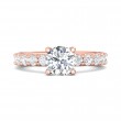 FlyerFit® 18K Pink Gold Encore Engagement Ring