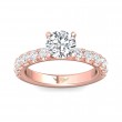 FlyerFit® 18K Pink Gold Encore Engagement Ring