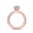 FlyerFit® 18K Pink Gold Encore Engagement Ring