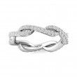 FlyerFit® 18K White Gold Stackers Wedding Band