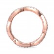 FlyerFit® 14K Pink Gold Stackers Wedding Band