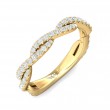 FlyerFit® 14K Yellow Gold Stackers Wedding Band