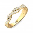 FlyerFit® 14K Yellow Gold Stackers Wedding Band