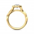 FlyerFit® 14K Yellow Gold Split Shank Engagement Ring