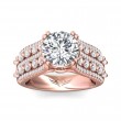 FlyerFit® 14K Pink Gold Encore Engagement Ring