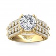 FlyerFit® 18K Yellow Gold Encore Engagement Ring