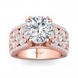 FlyerFit® 18K Pink Gold Encore Engagement Ring