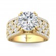 FlyerFit® 18K Yellow Gold Encore Engagement Ring