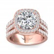 FlyerFit® 18K Pink Gold Encore Engagement Ring