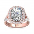 FlyerFit® 18K Pink Gold Encore Engagement Ring