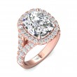 FlyerFit® 18K Pink Gold Encore Engagement Ring