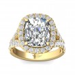 FlyerFit® 18K Yellow Gold Encore Engagement Ring