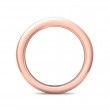 FlyerFit® 14K Pink Gold Channel  Wedding Band