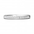 FlyerFit® Platinum Channel  Wedding Band