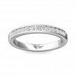 FlyerFit® Platinum Channel  Wedding Band