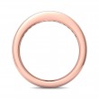 FlyerFit® 18K Pink Gold Channel  Wedding Band