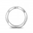 FlyerFit® 14K White Gold Stackers Wedding Band