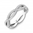 FlyerFit® Platinum Eternity Wedding Band