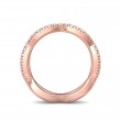 FlyerFit® 18K Pink Gold Stackers Wedding Band