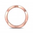 FlyerFit® 14K Pink Gold Eternity Wedding Band