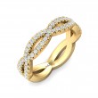 FlyerFit® 18K Yellow Gold Stackers Wedding Band