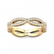 FlyerFit® 18K Yellow Gold Eternity Wedding Band