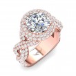 FlyerFit® 14K Pink Gold Encore Engagement Ring