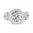 FlyerFit® 14K Yellow and 14K White Gold Encore Engagement Ring